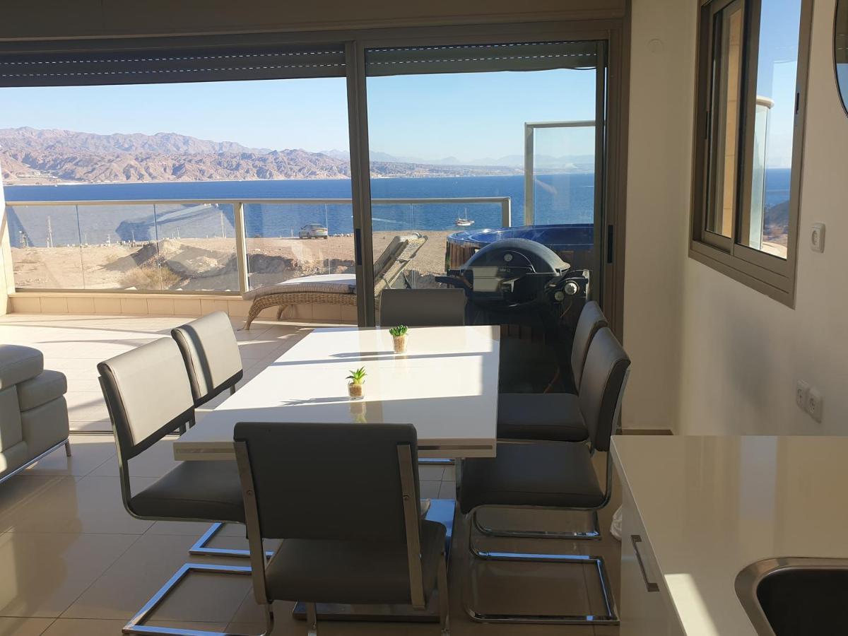 Luxury Exclusive Top Class Apartment On The Sea With Best Sea View And Jacuzzi רק למשפחות !!!! إيلات المظهر الخارجي الصورة